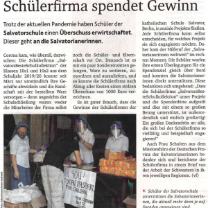 „Tag des Herrn – Katholische Wochenzeitung für das Erzbistum Berlin“ (08.11.2020)