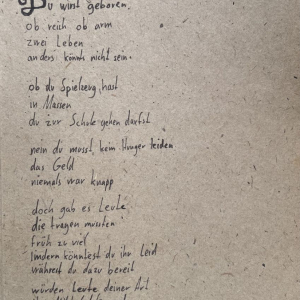 7.3 Lyrik zu den Nachhaltigkeitszielen (2)